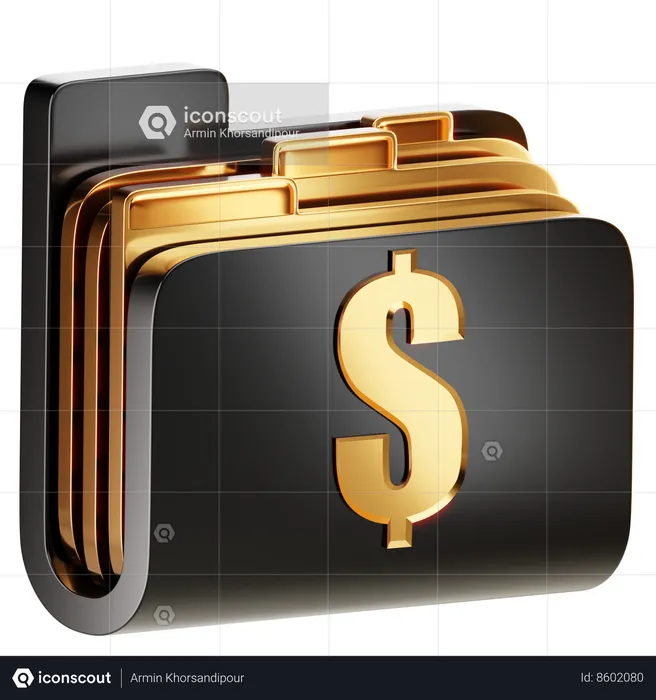 Moeda dólar  3D Icon