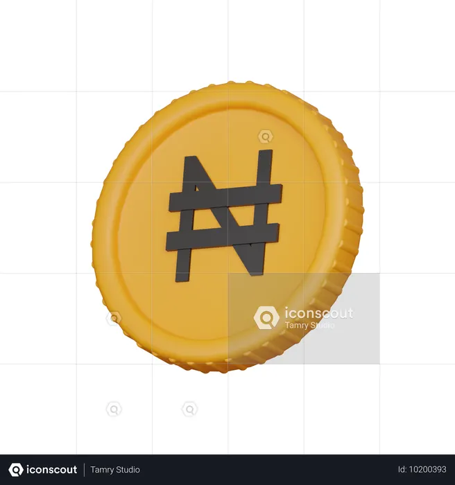 Moeda naira  3D Icon