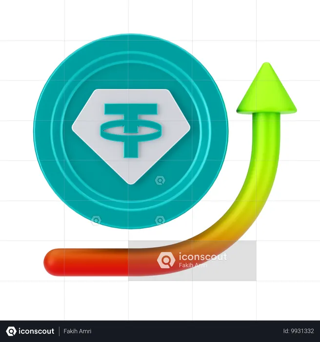 Moeda de amarração  3D Icon