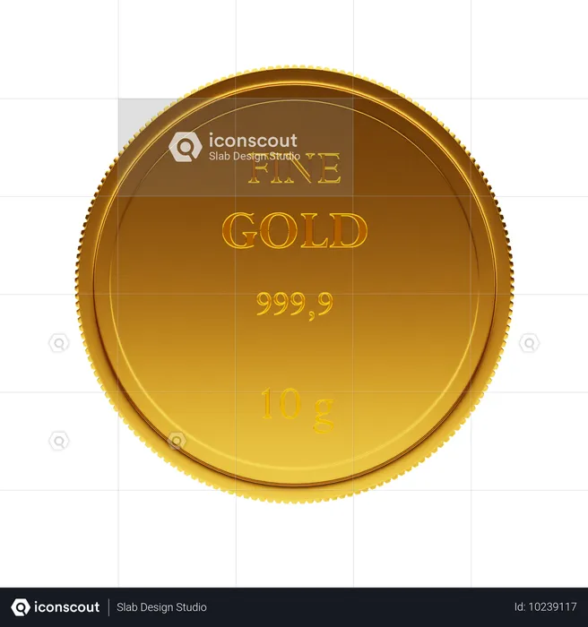 MOEDAS DE OURO  3D Icon