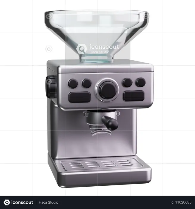 Moedor de café  3D Icon