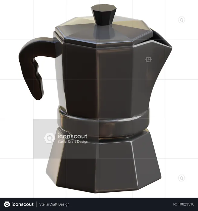 Moka Pot  3D Icon