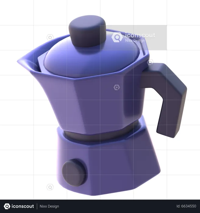 Moka Pot  3D Icon