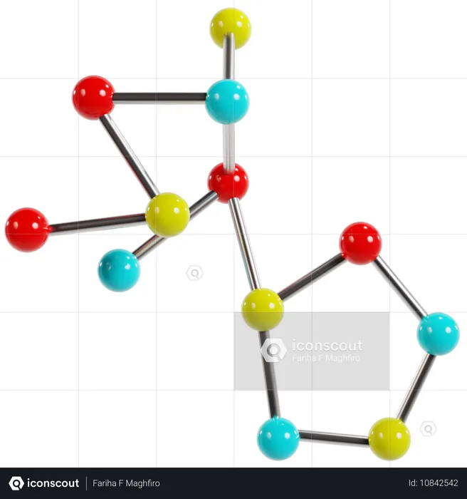 Molecular Structure  3D Icon