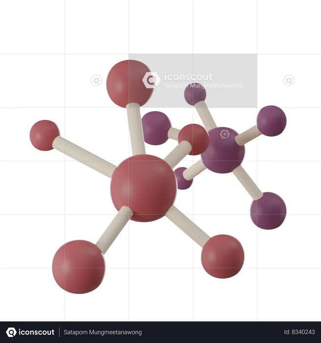 Molecular Structure  3D Icon