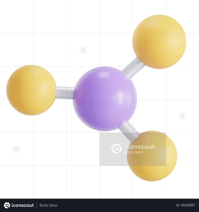 Moléculas  3D Icon