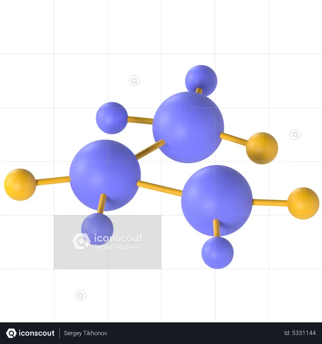 Moléculas  3D Icon