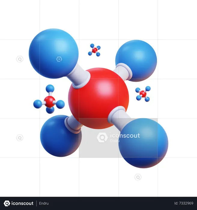 Molecule  3D Icon