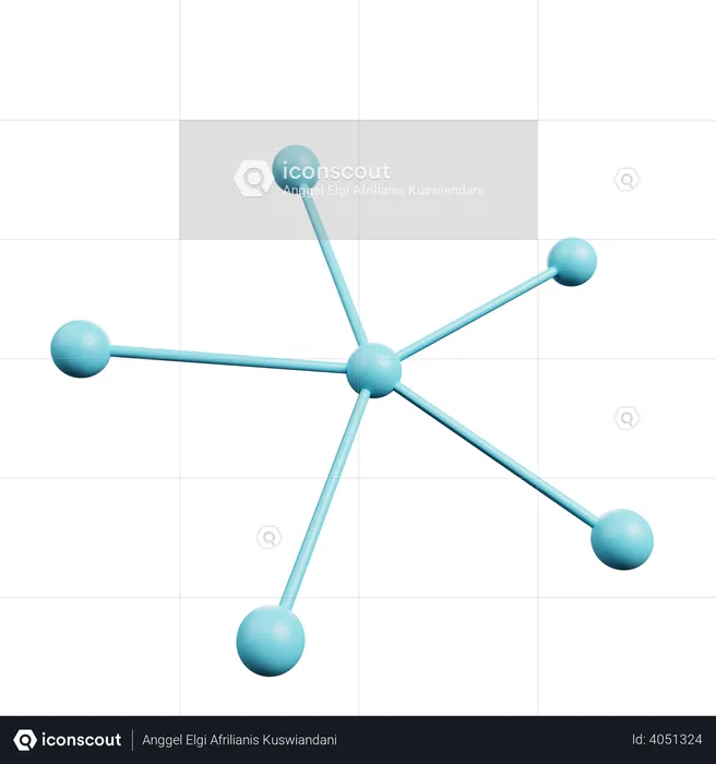 Molecule  3D Illustration