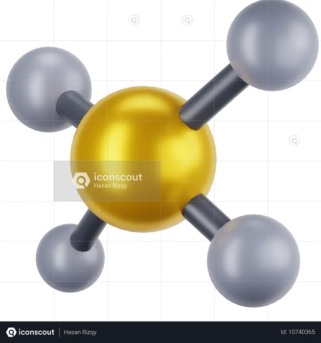 Molekül  3D Icon