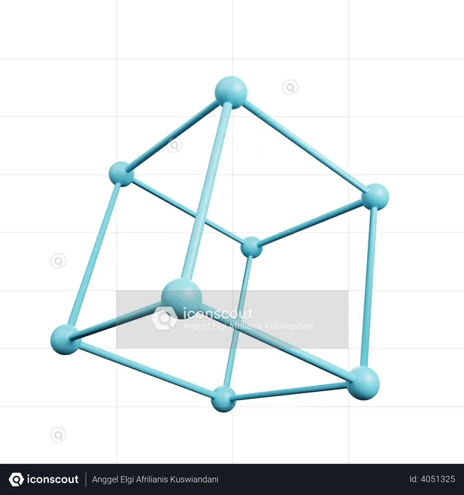 Molekül  3D Illustration