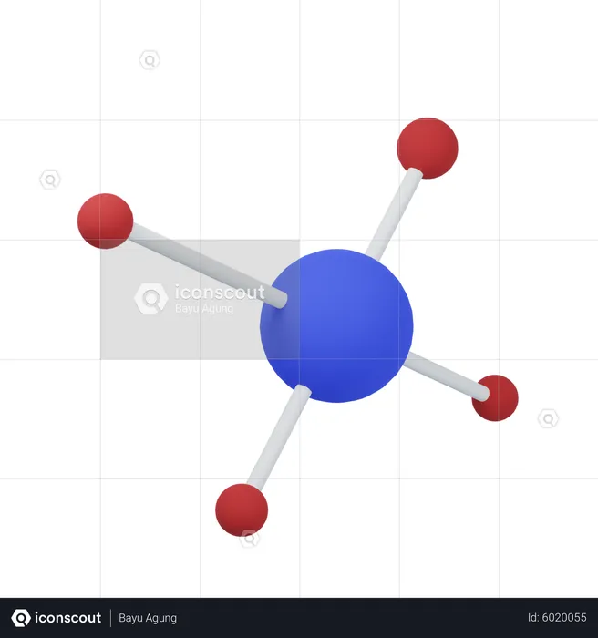 Molekül  3D Icon