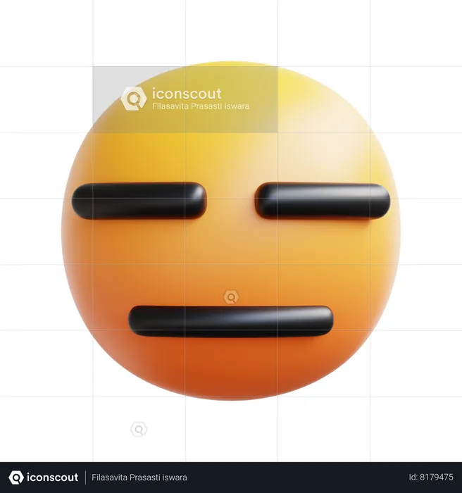 Enojado Emoji 3D Icon