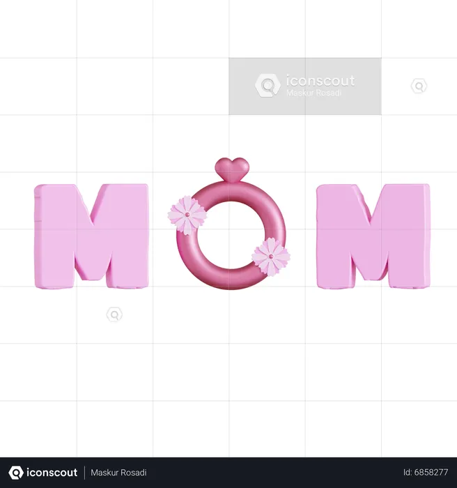 Mom  3D Icon