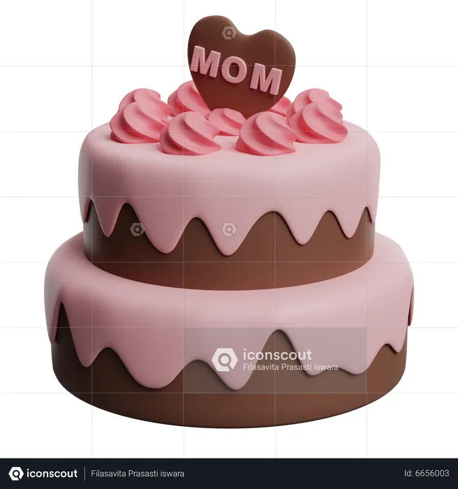 Mom Cake  3D Icon
