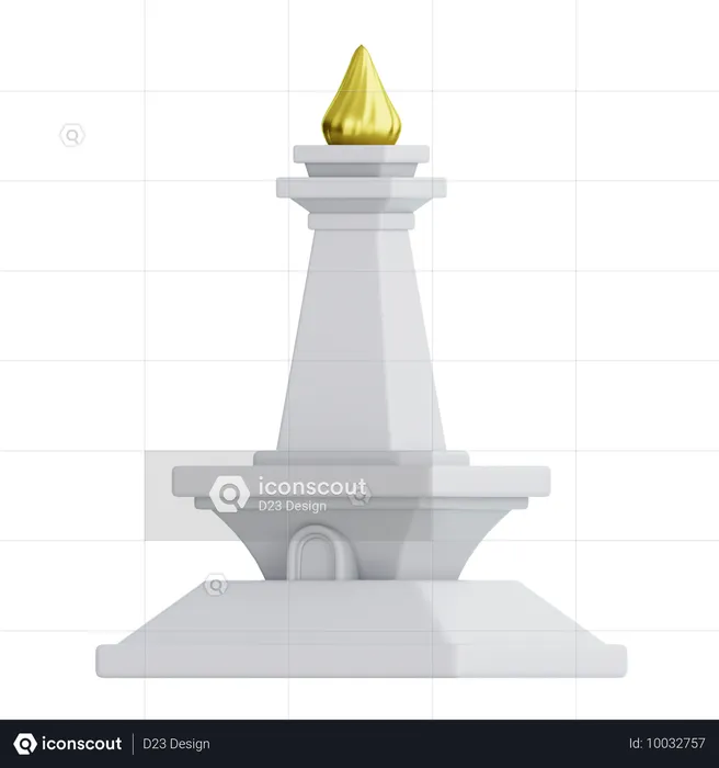 Monas  3D Icon