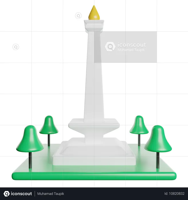 Monas  3D Icon