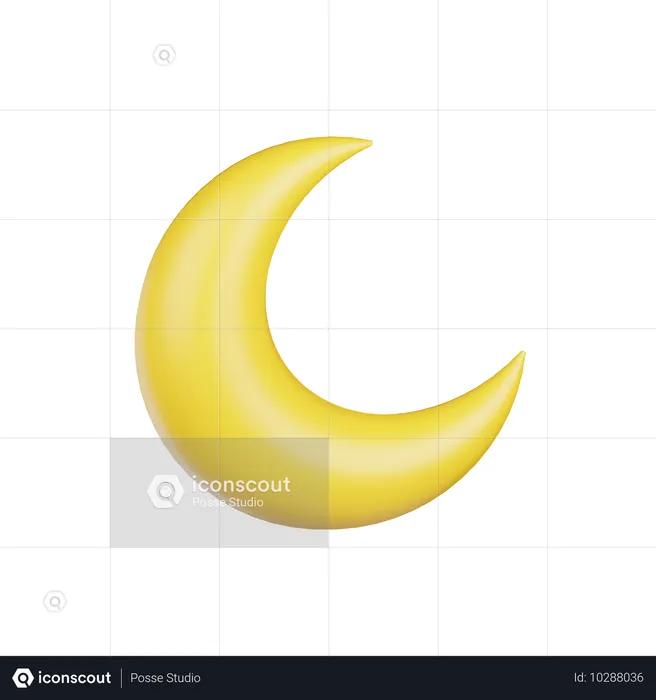 Mond  3D Icon