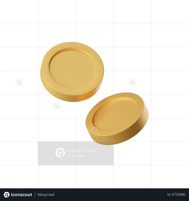 Moneda  3D Icon