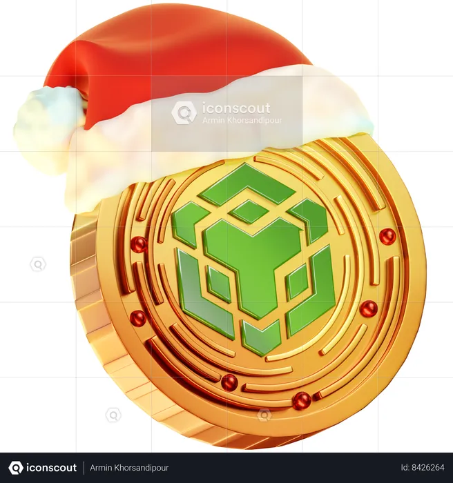 Moneda bnb de navidad  3D Icon