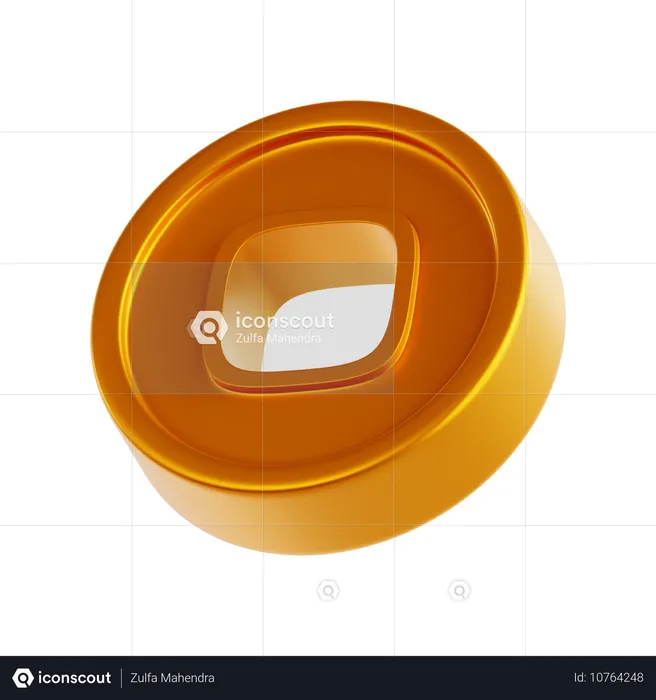 Moneda china  3D Icon