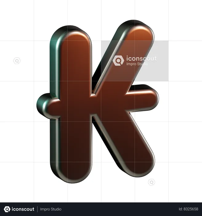 Moneda kip  3D Icon