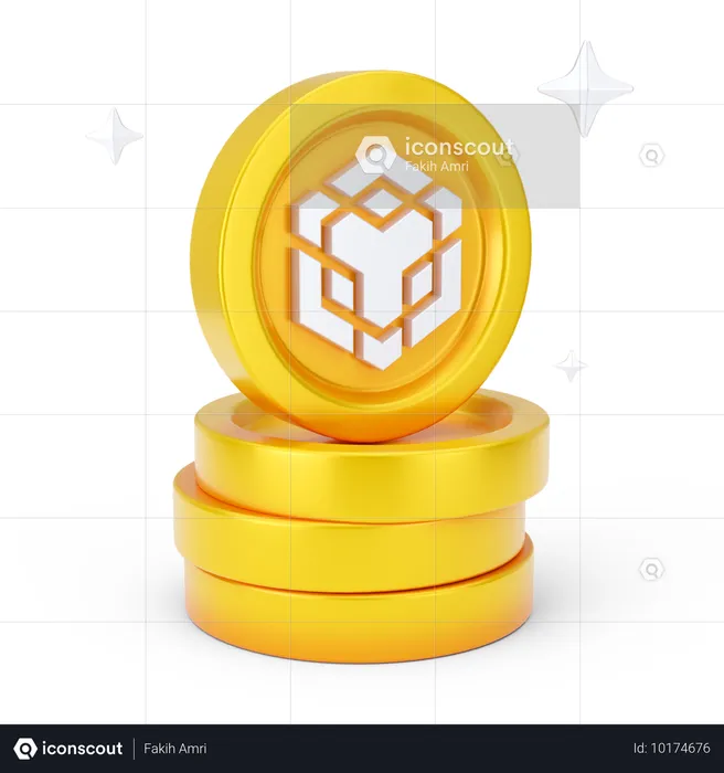 Monedas binance  3D Icon