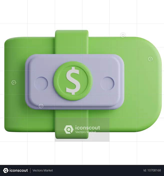 Billetera de pago  3D Icon