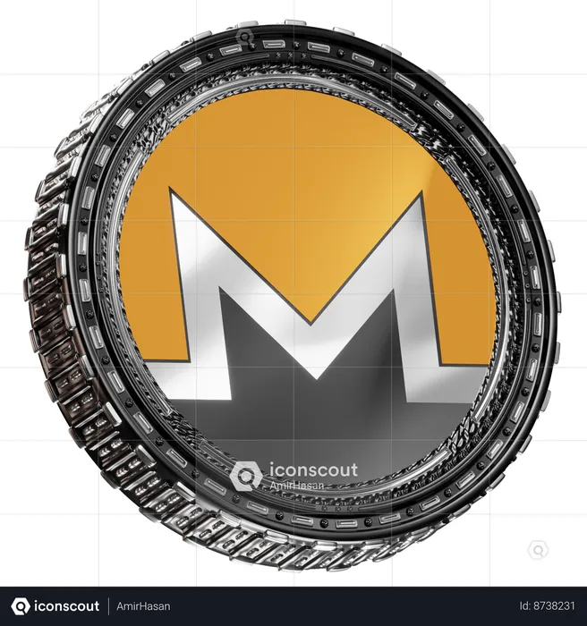 Monero  3D Icon