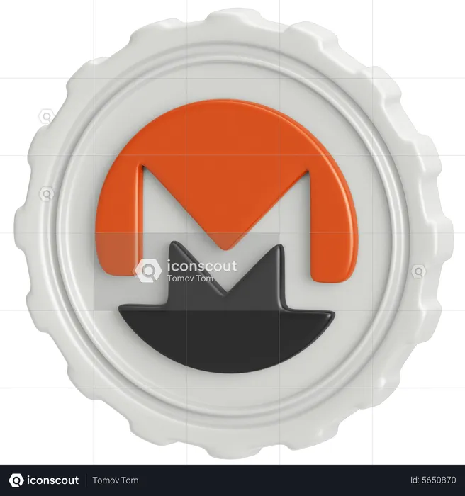 Monero  3D Icon