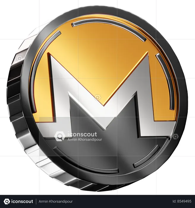 Monero  3D Icon