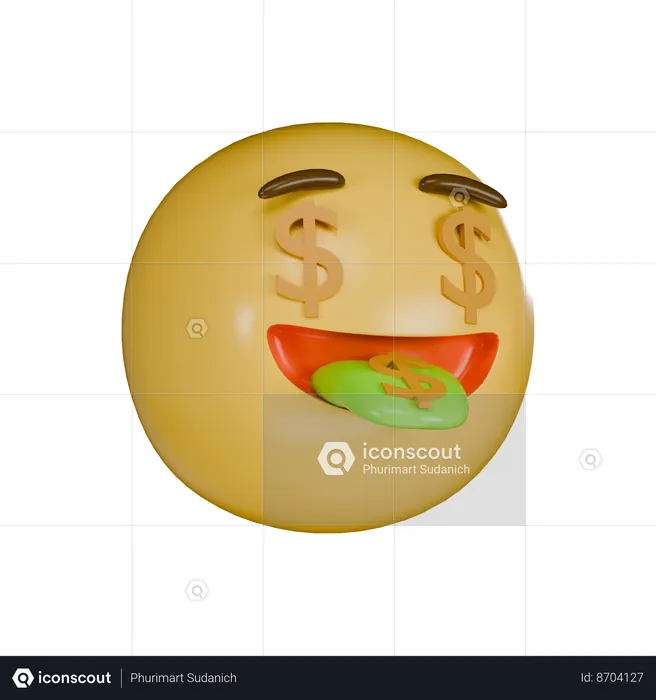Money Emoji 3D Icon