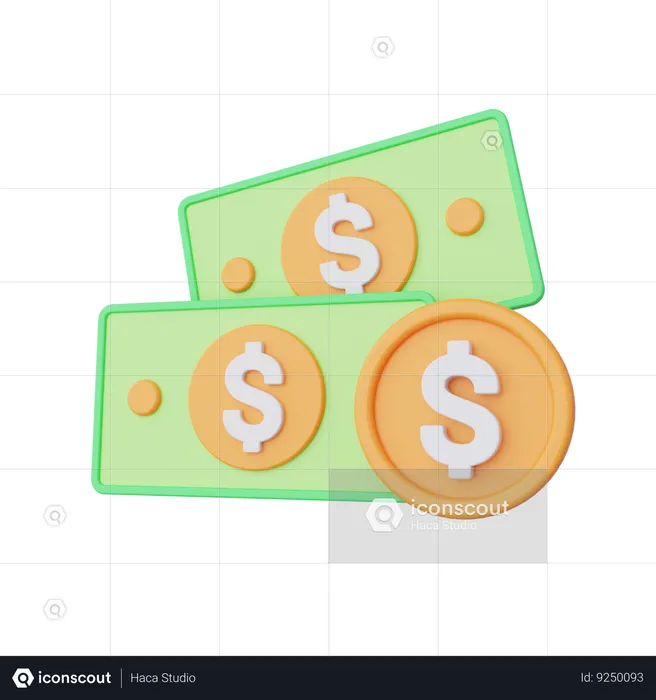 Money  3D Icon