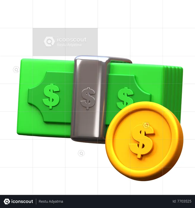 Money  3D Icon