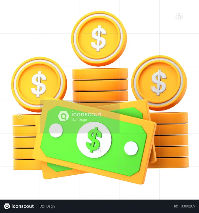 Money  3D Icon