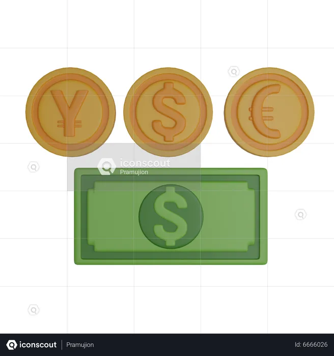 Money  3D Icon