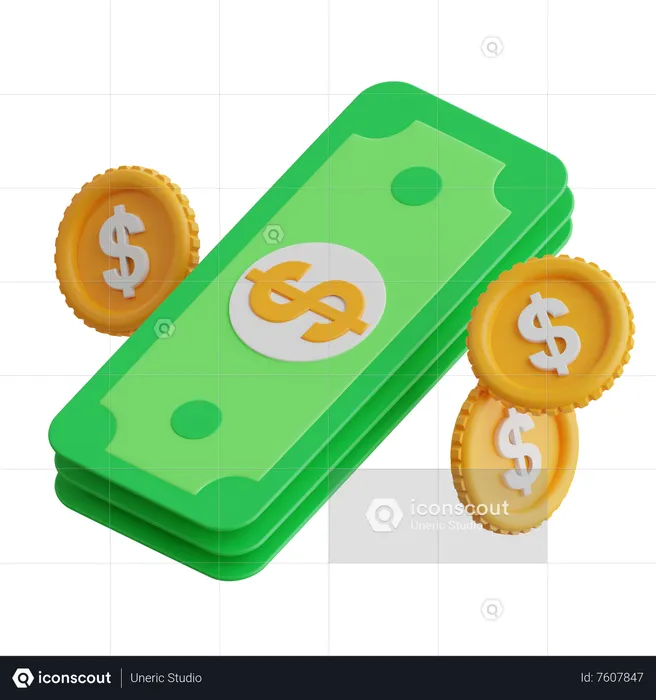 Money  3D Icon