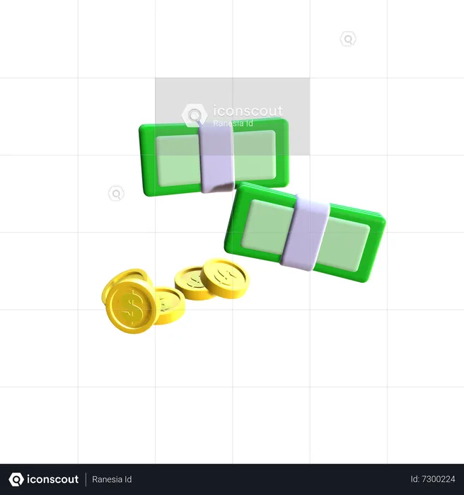 Money  3D Icon