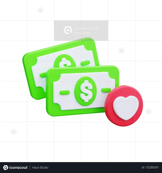 Money  3D Icon