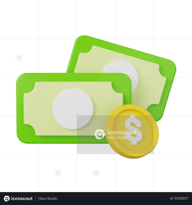 Money  3D Icon