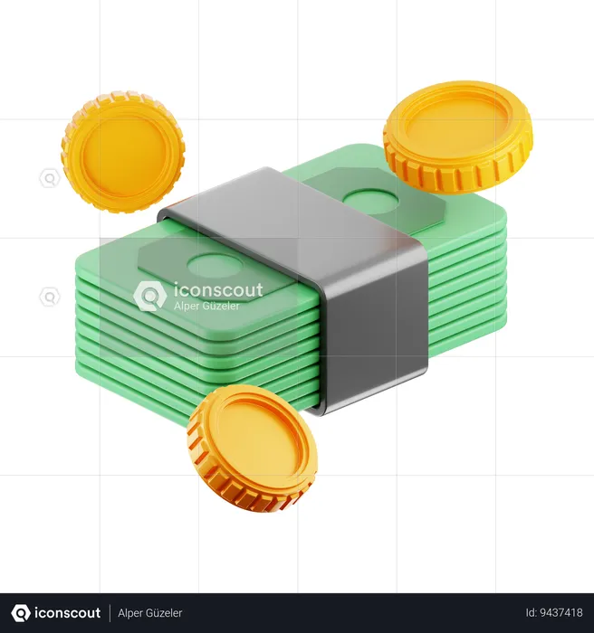 Money  3D Icon