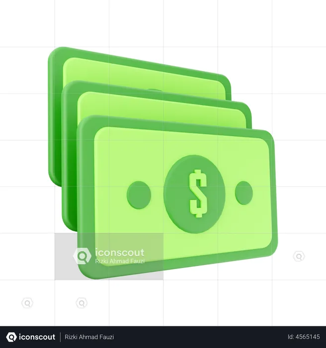 Money  3D Illustration