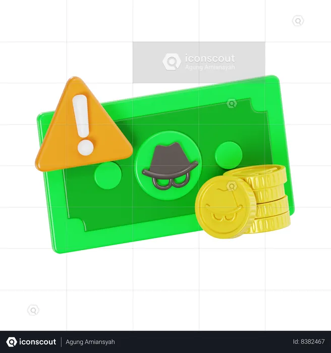 Money Alert  3D Icon