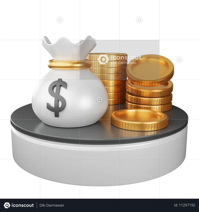 Money Bag  3D Icon