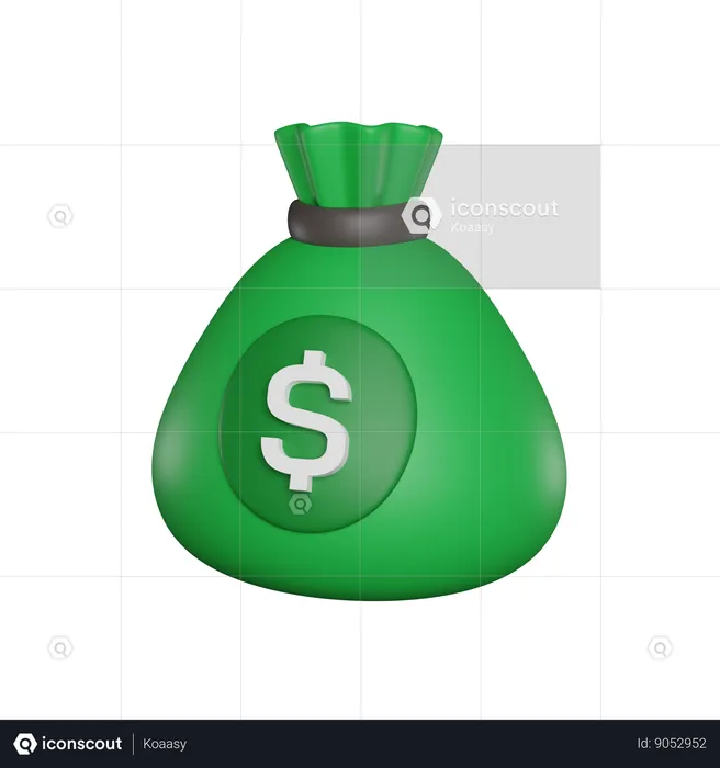 Money Bag  3D Icon