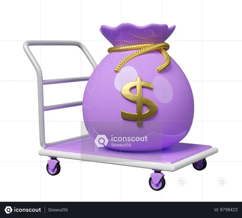 Money Bag  3D Icon