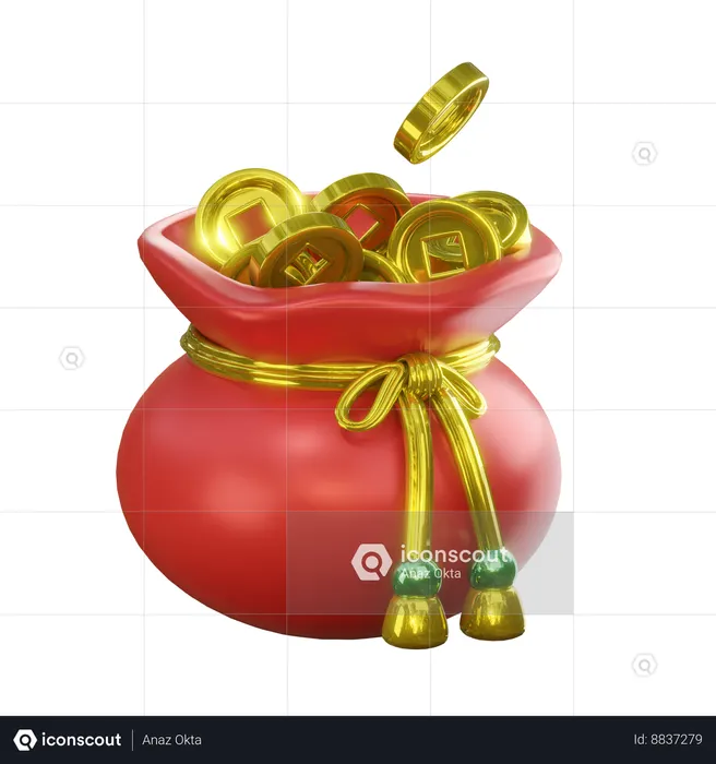 Money Bag  3D Icon