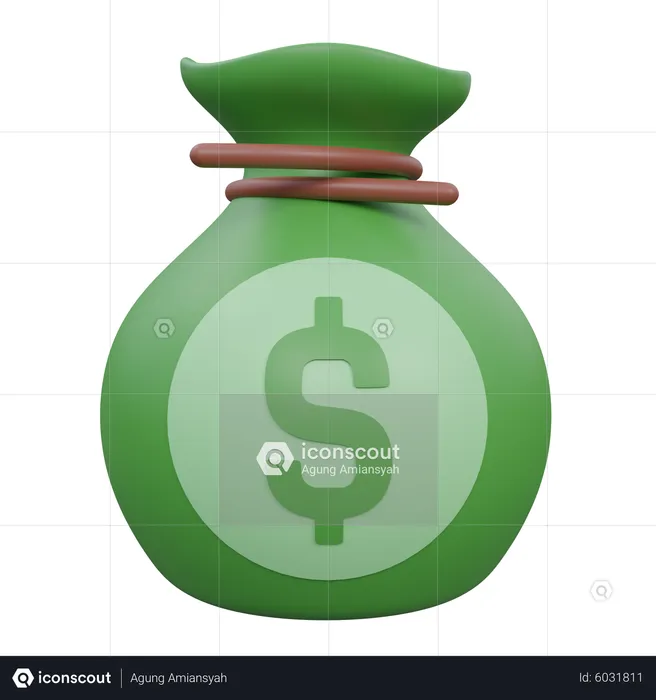 Money Bag  3D Icon