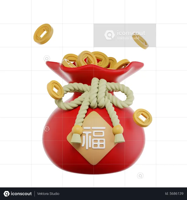 Money Bag  3D Icon