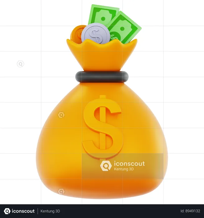 Money Bag  3D Icon